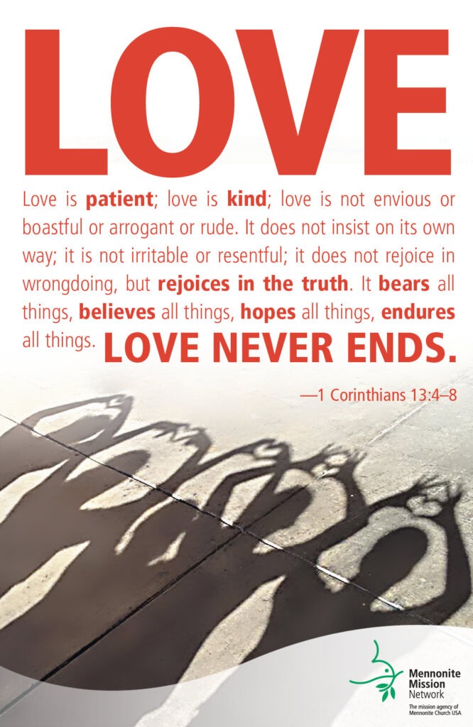 Love never ends