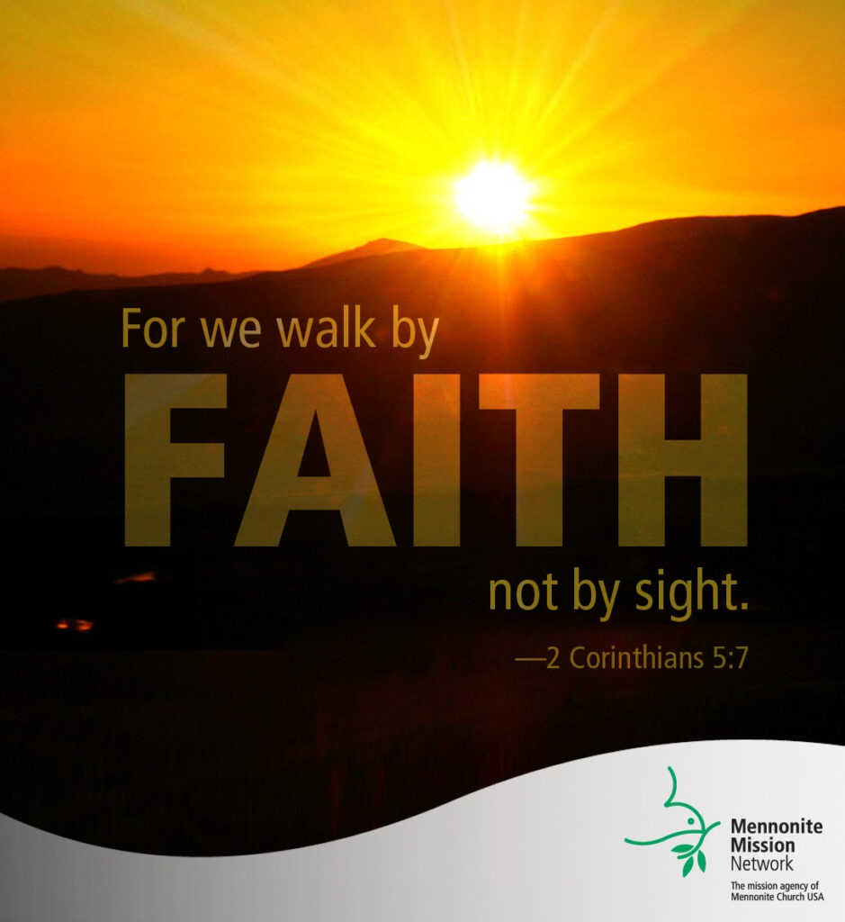 Walking by faith