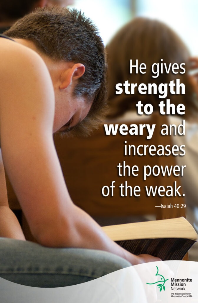 Renewing strength