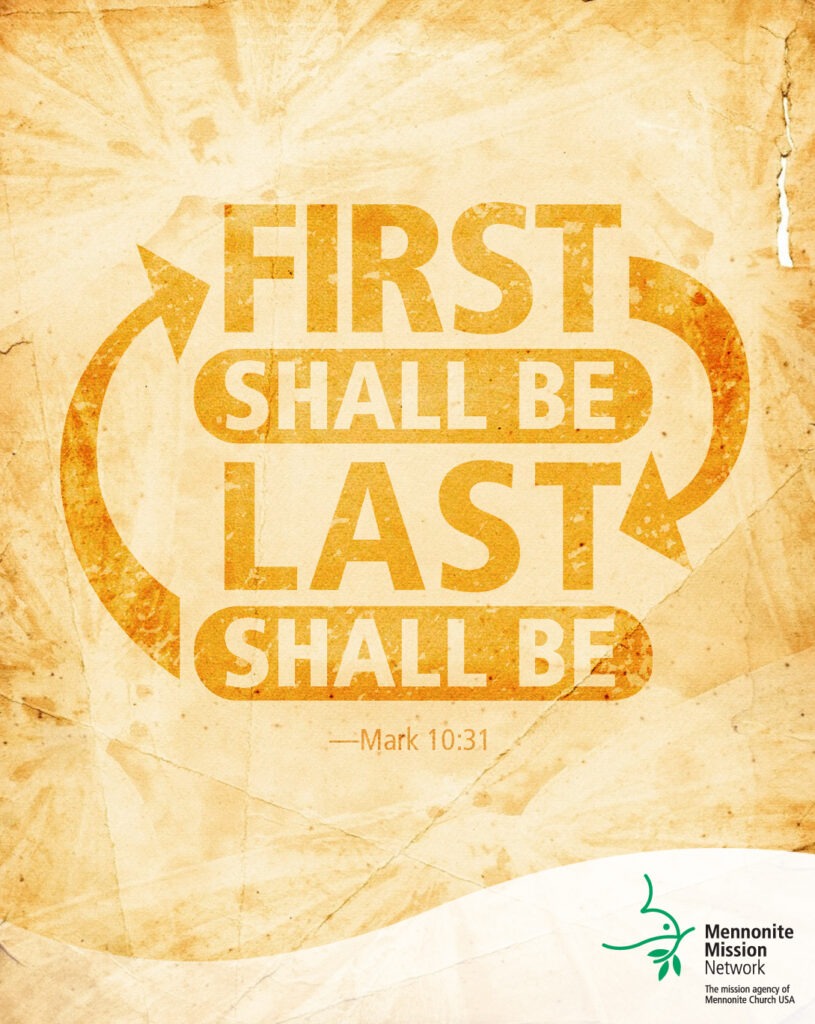 First shall be last