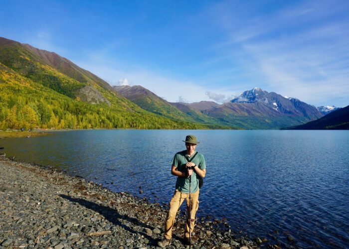 ​Sam Setiawan is a participant with the 2021-2022 Anchorage Service Adventure unit. Photo by Michael Oyer.