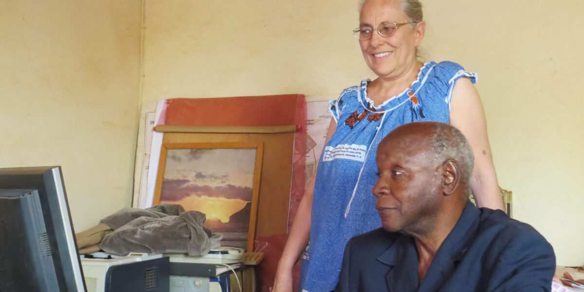 ​​Anne Garber Kompaoré and her husband