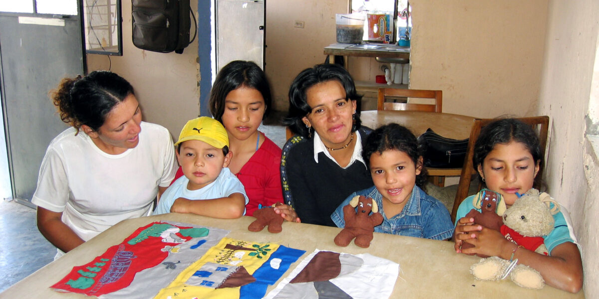 Liliana Ocampo (third from right)