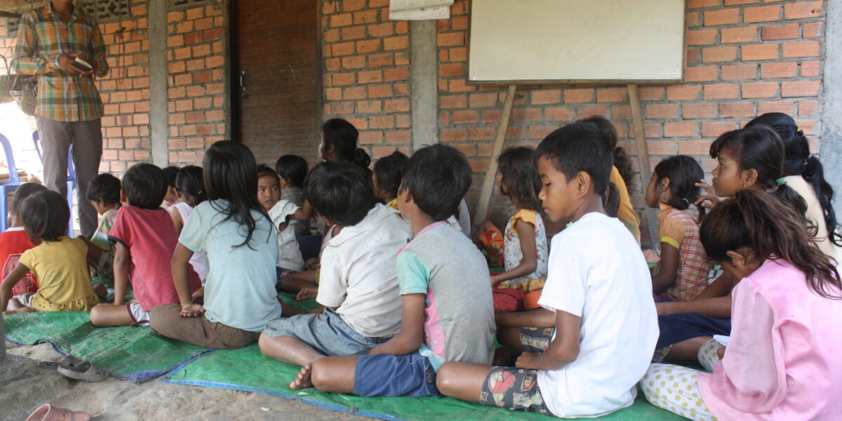 Teaching Sunday School in Cambodia