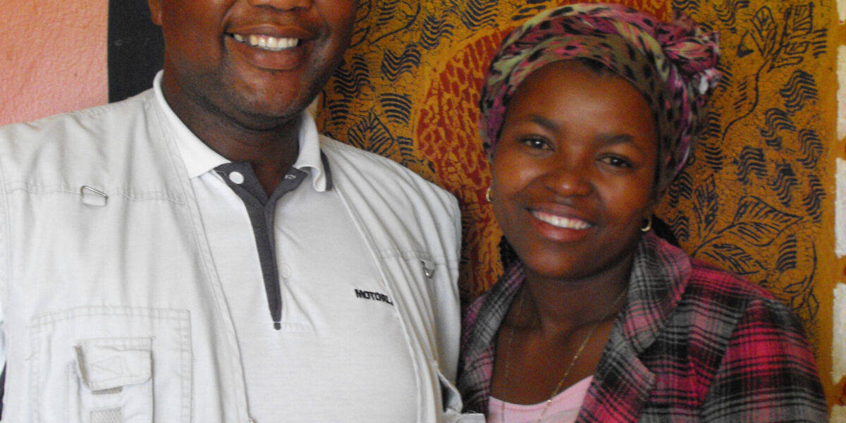 Reuben and Phumeza Mgodeli want to model discipleship at home and in their responsibilities at Bethany Bible School. Photo by Anna Sawatzky. Download full resolution image.