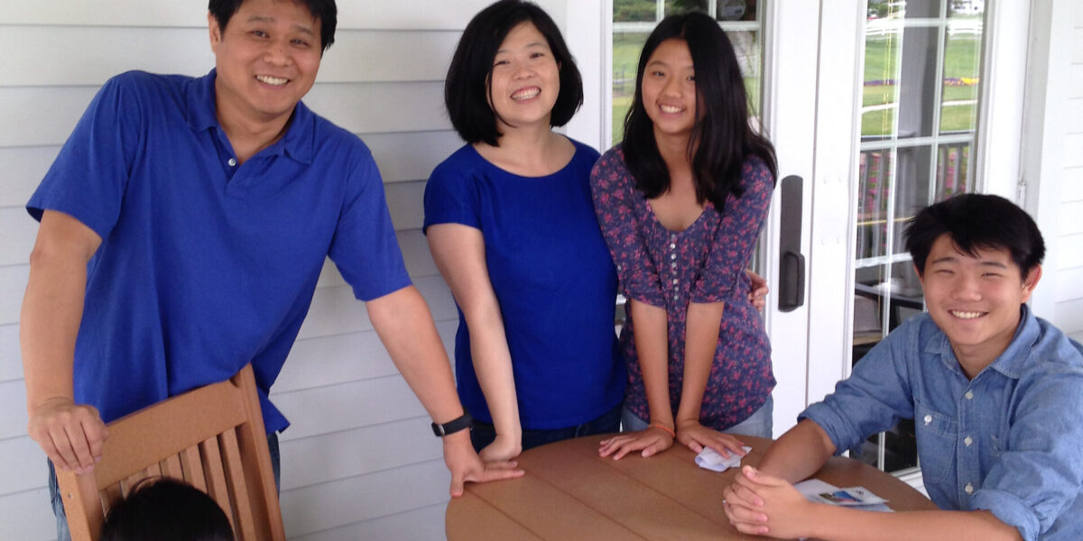 Standing from left: Hyun Hur