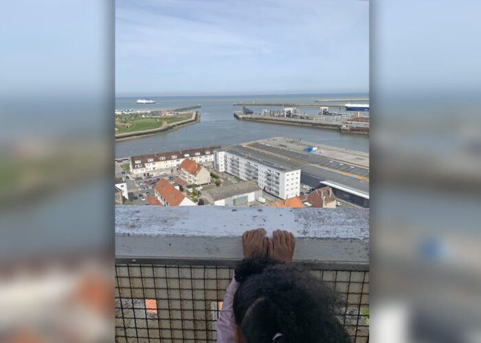 A child in a light house