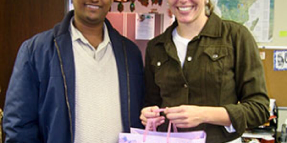Abraham Hadish and Hannah Klaassen