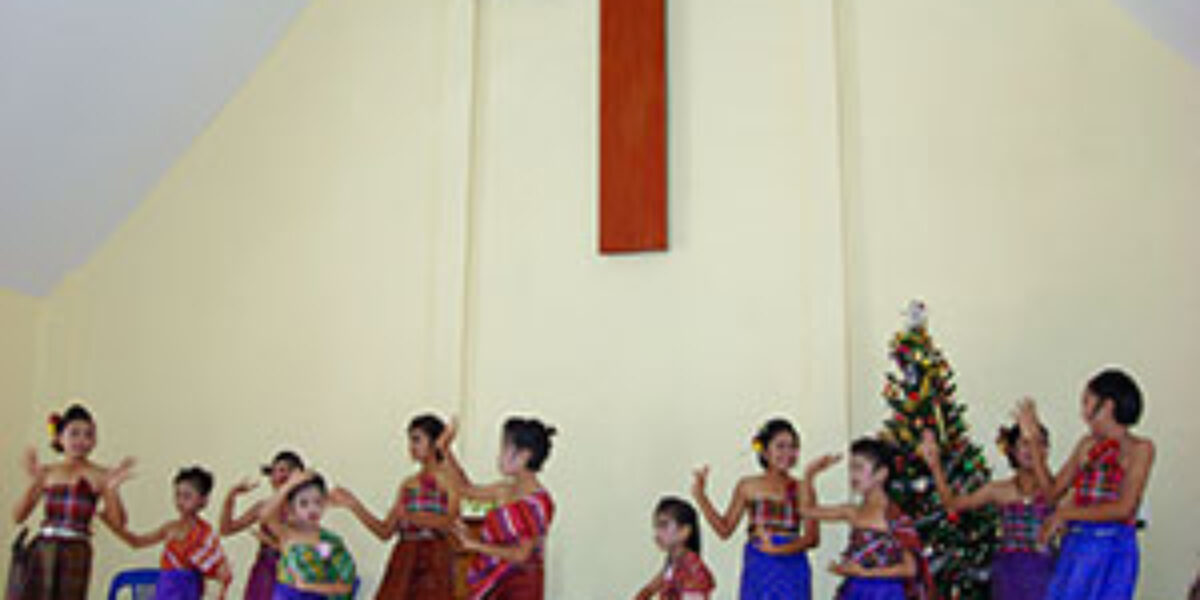 An Issan dance at Living Water Church