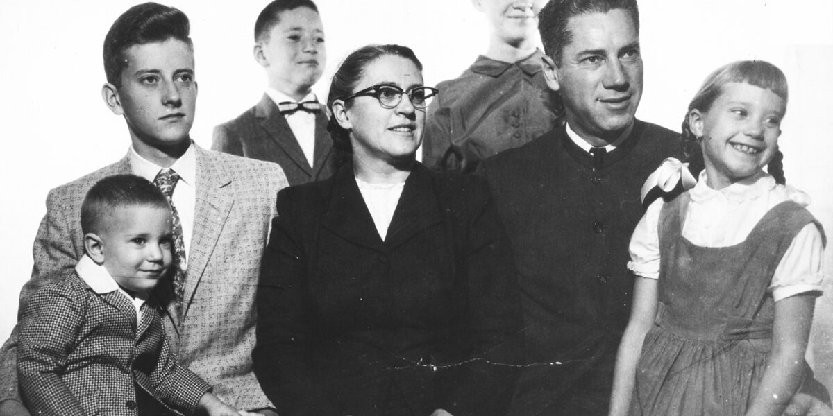 Anna and Frank Byler with their children in 1959. Photo provided.