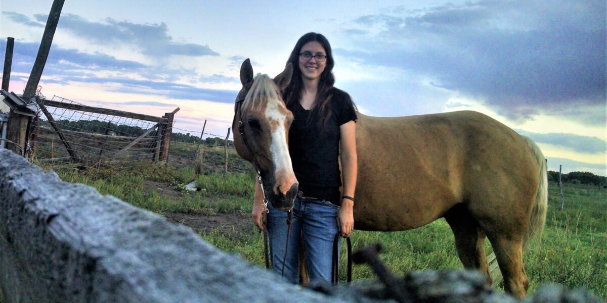 ​Erin Kauffman and her quarter horse