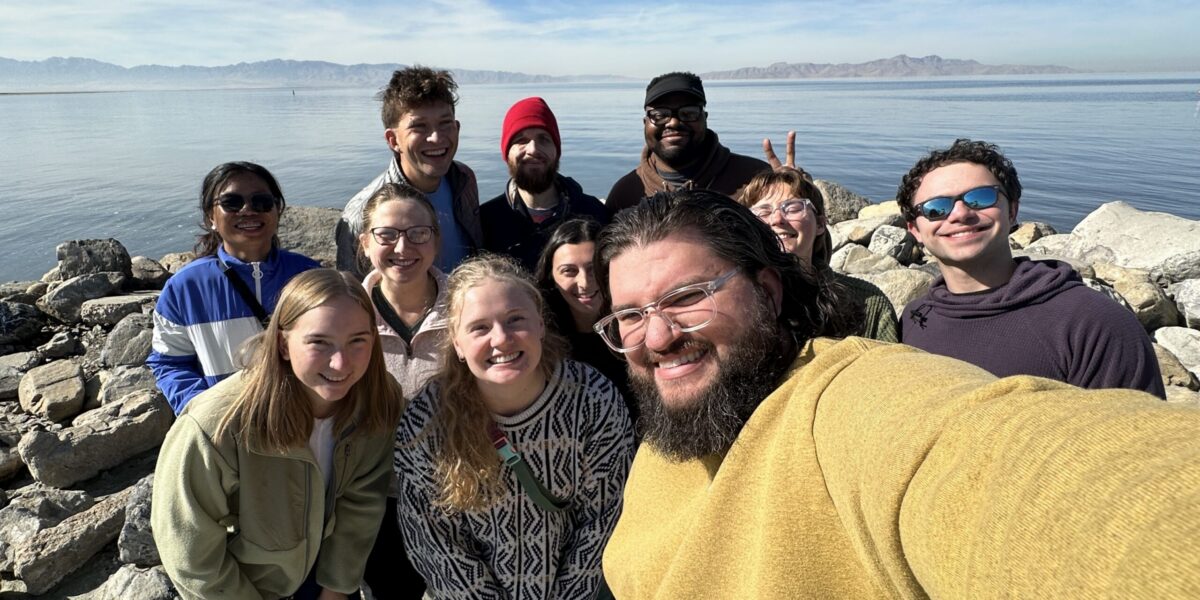 2024-25 MVS participants with Alex Mace (MVS director) and Justin Odom (Development Representative) at the annual MVS orientation retreat. Left to right: Zing Bawi Ken, Hannah Lehman, Ana Esperanza Neufeld Weaver, Conrad Liechty, Schyler Entz, Patrick Webb, Emily Keefer, Alex Mace, Justin Odom, Sav Roth Walter, and Josh Kennell. Lehman, Weaver, and Keefer are extending their terms another year. Photo by Alex Mace.