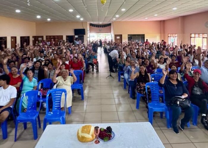 exactly 50 years after the first baptisms that launched Iglesia Evangélica Menonita Boliviana, nearly 700 members from the twelve churches and three church plants gathered to reflect on their history, celebrate their faith, and look to the future.