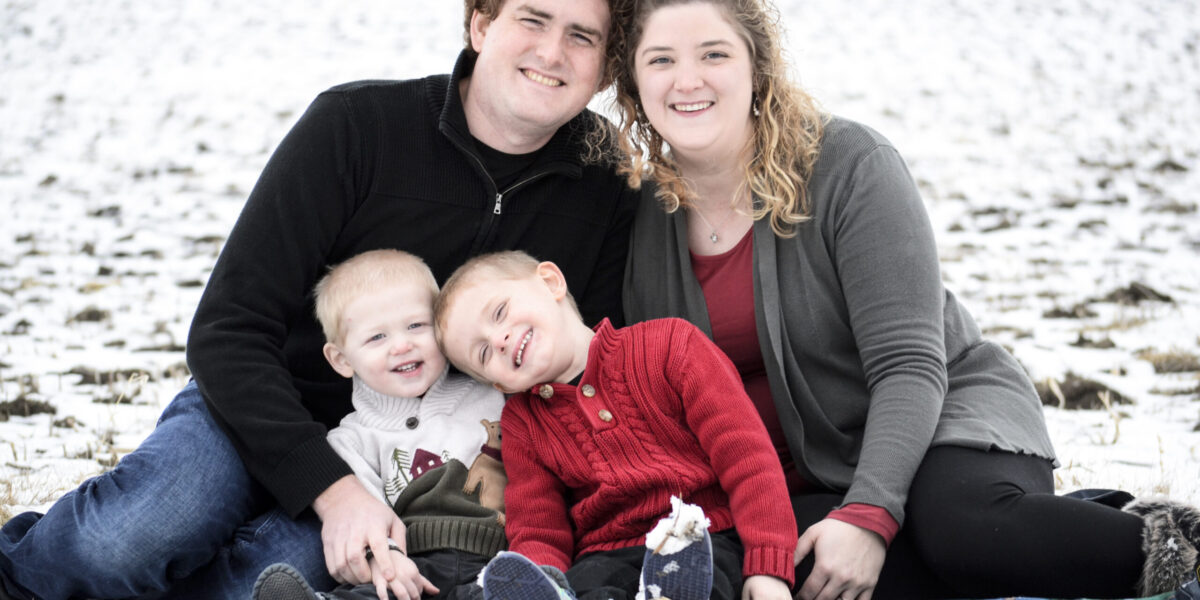 ​Joseph and Rachel Givens with their sons