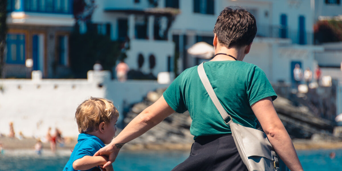 ​Alisha Garber and her son