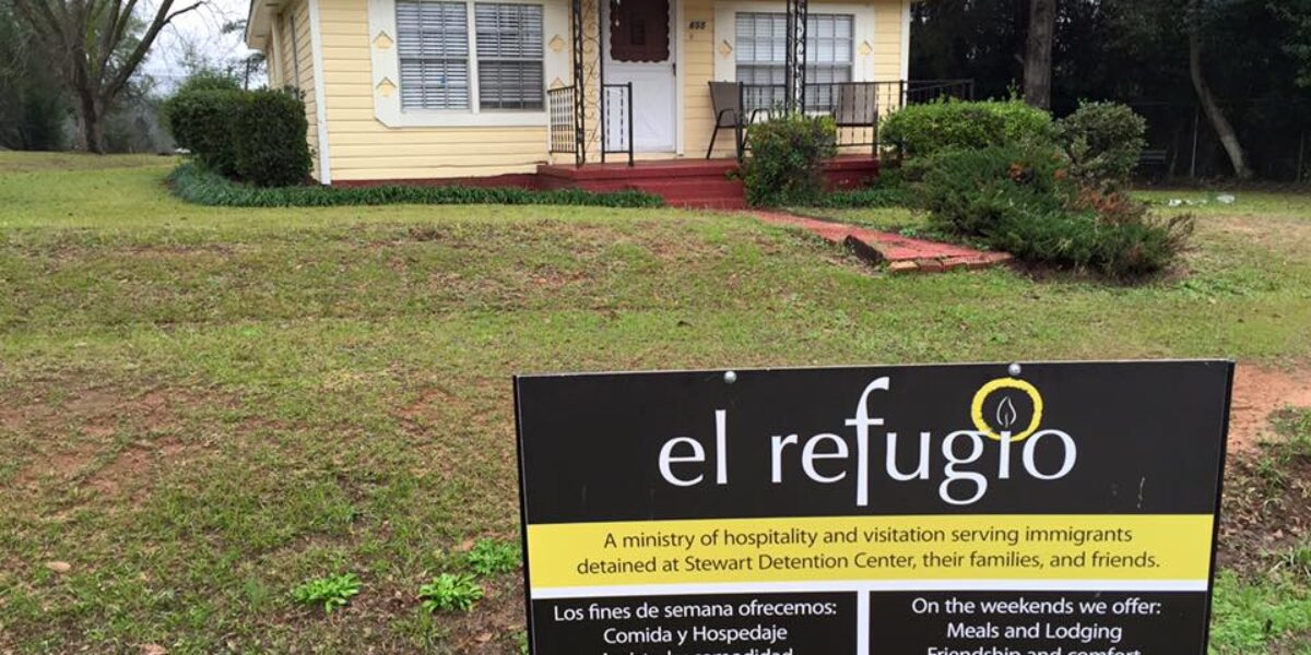 El Refugio is a ministry of hospitality and visitation serving immigrants detained at Stewart Detention Center