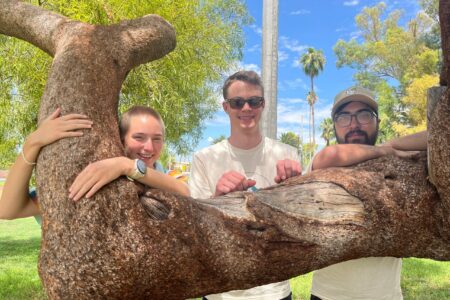 Hannah Lehman, Lleyton Stutzman and Juan Witmer are participants in the 2025-26 Tucson, Arizona, Mennonite Voluntary Service unit.