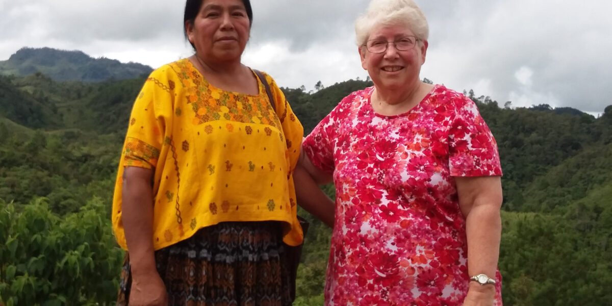 Petrona Caz (left)