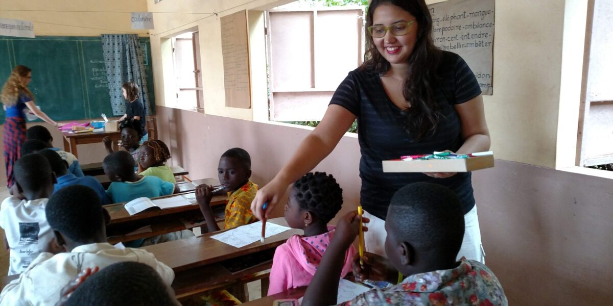 ​Diana Cruz in her classroom at the school that is part of La Casa Grande’s ministry. Photo by James R. Krabill.