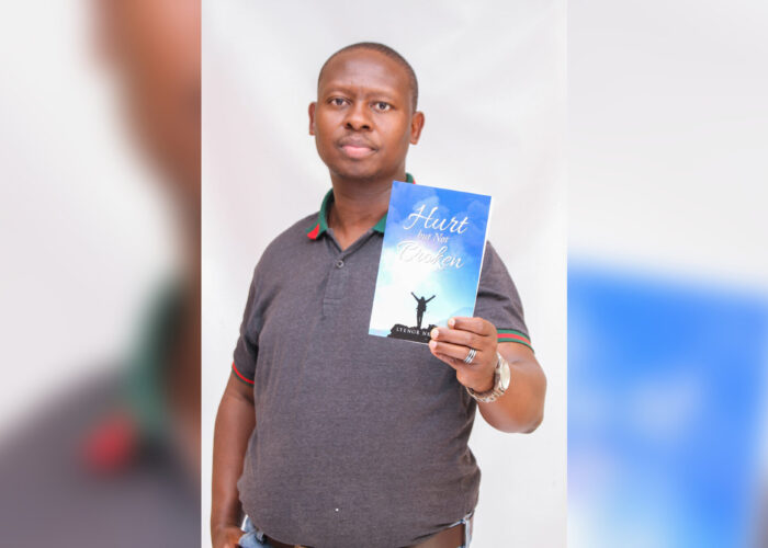 ​Lyenor Lionel Nkosi with his recently published autobiography