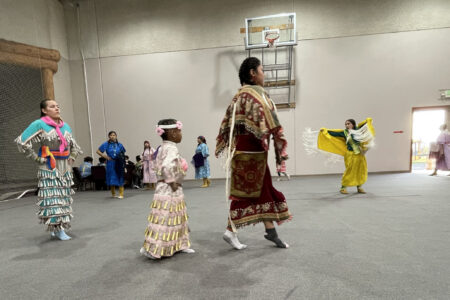 Mending Wings youth dance their prayers. Photographer: Stephanie Weaver.