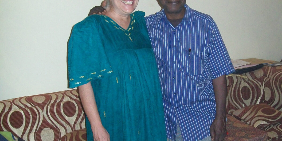 ​Anne Garber Kompaoré and her husband