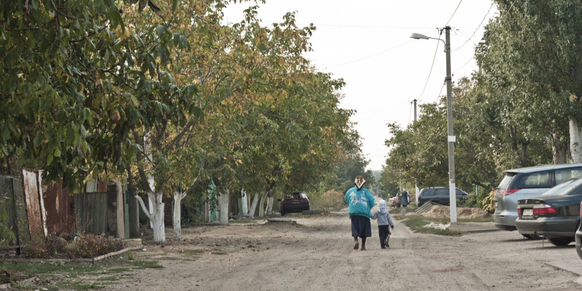 Quiet street in Odessa