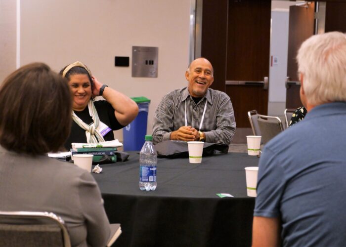​Sandra Montes-Martinez and Juan Montes at the MCUSA church planters reception on Monday