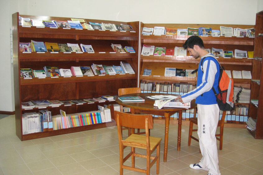 CEMTA library magazine area. CEMTA library magazine area.