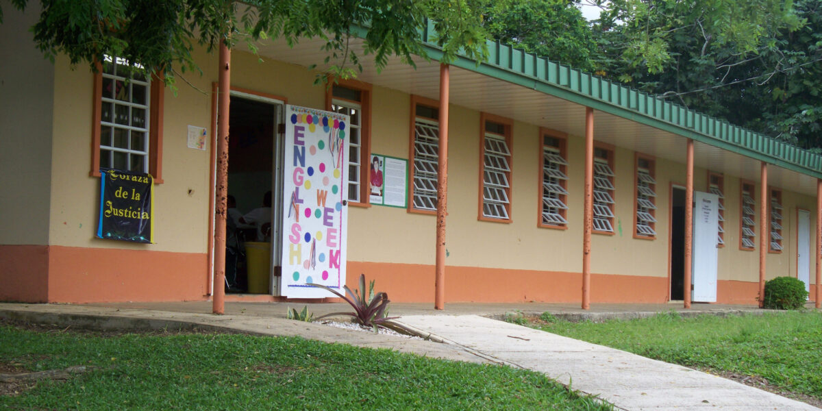 A snapshot of Academia Menonita Betania's campus. Photo provided.