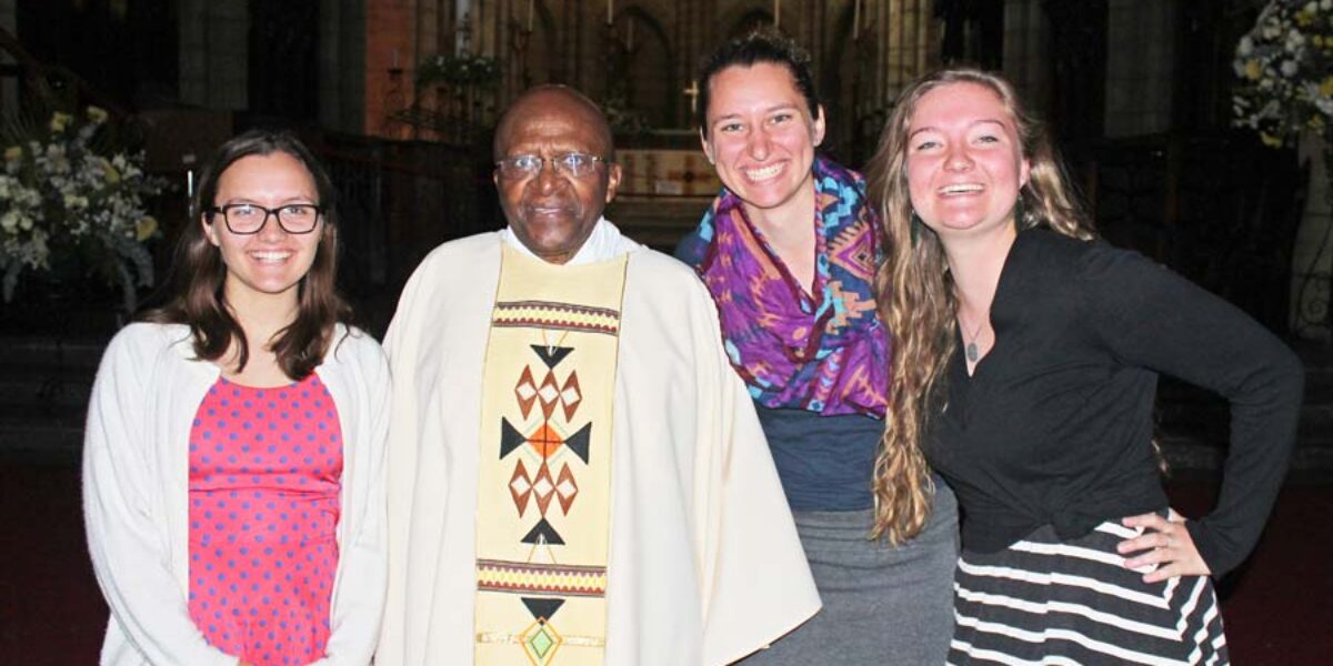 Radical Journey team with Desmond Tutu