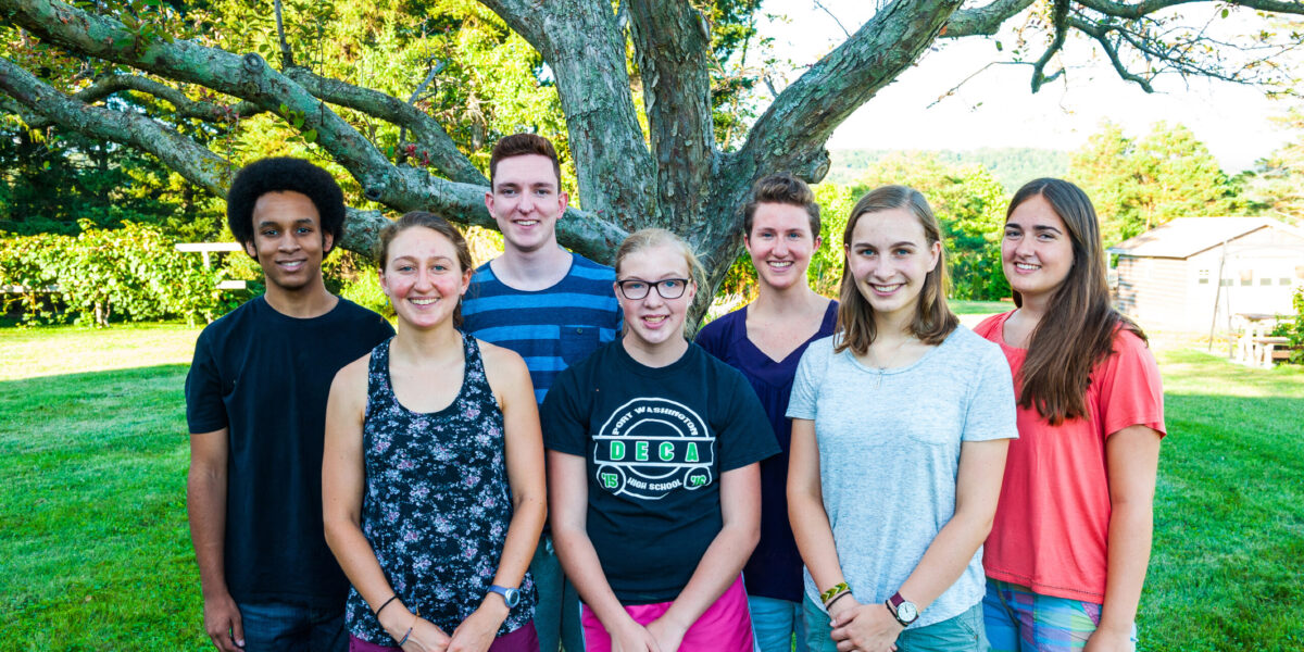 ​The Johnstown Service Adventure unit—Back row: Evan Finger