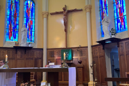 ​The altar of Église Catholique Sainte Germaine (Saint Germaine Catholic Church) in Calais