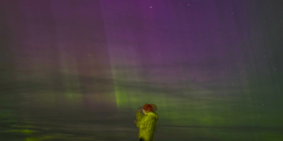 Northern lights in Alaska