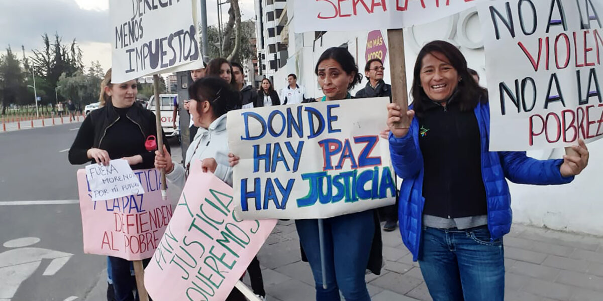 Protests in Ecuador