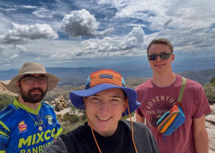 From left: Juan Witmer, Hannah Lehman and Lleyton Stutzman are the 2025 Tucson, AZ MVSers.